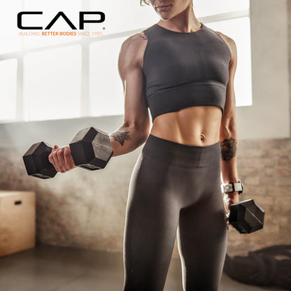 CAP Barbell 10 LB Coated Hex Dumbbell Weight Pair with Black Handle 🍁 All In One Marketplace Canada