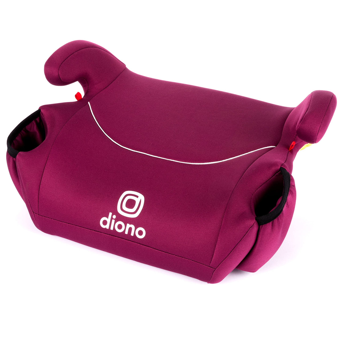 Diono Solana 2022, No Latch, Single Backless Booster Car Seat, Lightweight, Machine Washable Covers, Cup Holders, Pink 🍁 All In One Marketplace Canada