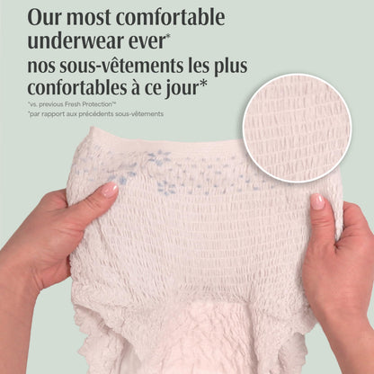 Depend FIT-FLEX Adult Incontinence Underwear for Women, Maximum Absorbency, XXL, Blush, 22 Count 🍁 All In One Marketplace Canada
