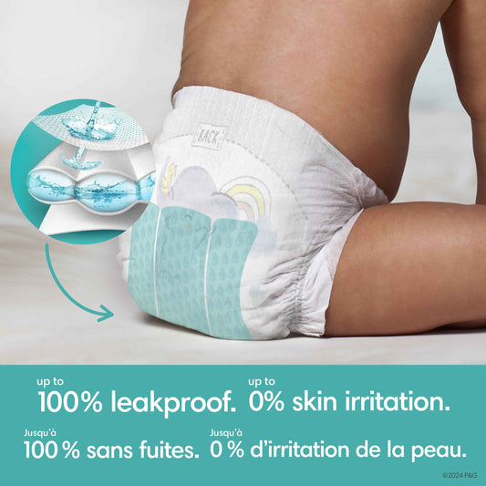 Pampers Swaddlers Diapers, Size 1, Absorbent, Keeps Baby Dry and Comfortable, Skin Safe Disposable Baby Diaper, 1 Pack (Count of 160) 🍁 All In One Marketplace Canada