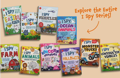 I Spy Halloween 2-in-1: Spot Friendly Monsters & Explore the Spooky Mansion! A Big Search and Find Book for Toddlers