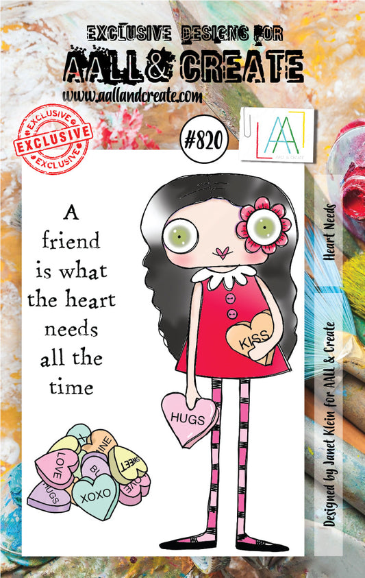 AALL and Create Stamp Set - 820 - Heart Needs