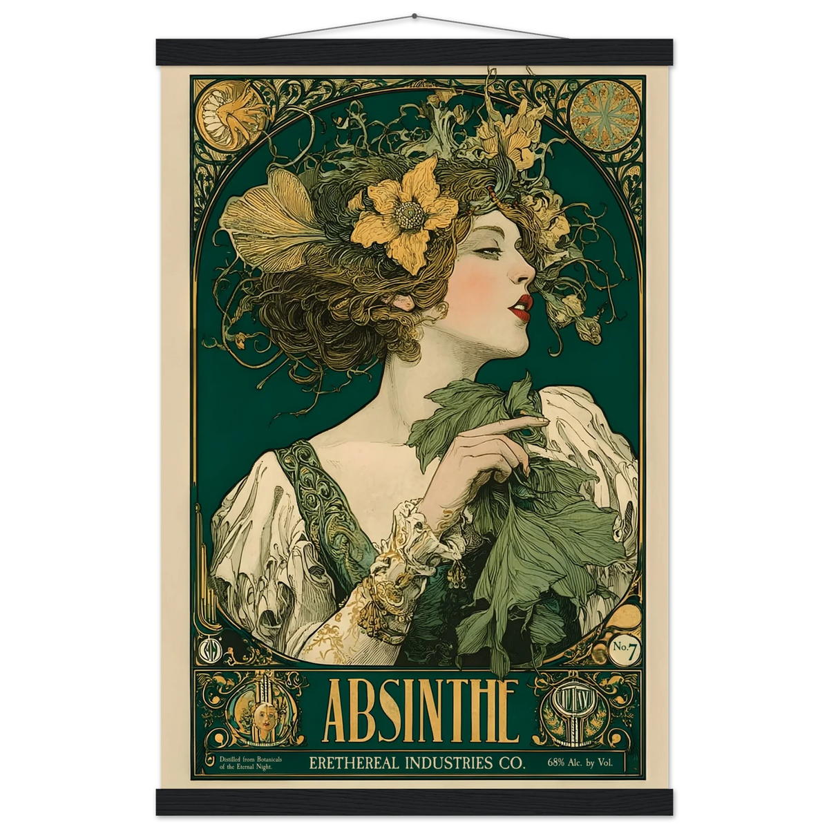 L’Absinthe d’Ombre - Poster & Framed Print