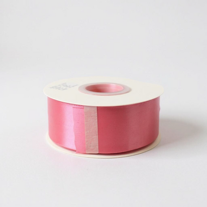 Satin Ribbon Double Face-Neon Pink #159- 3.8 cm Wide