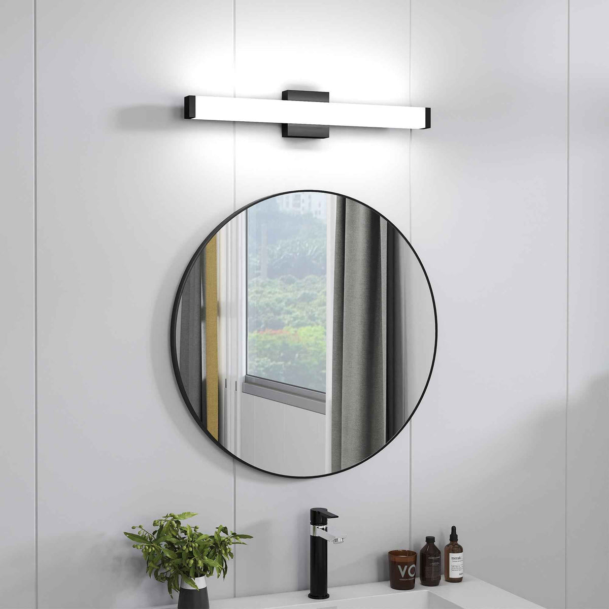 Bathroom Vanity Light Black - 25 Inch (United States Delivery Only)