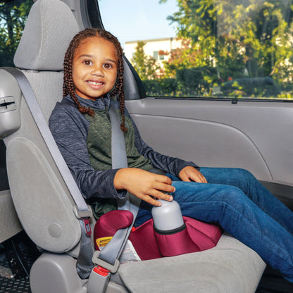 Diono Solana 2022, No Latch, Pack of 2 Backless Booster Car Seats, Lightweight, Machine Washable Covers, Cup Holders, Pink 🍁 All In One Marketplace Canada
