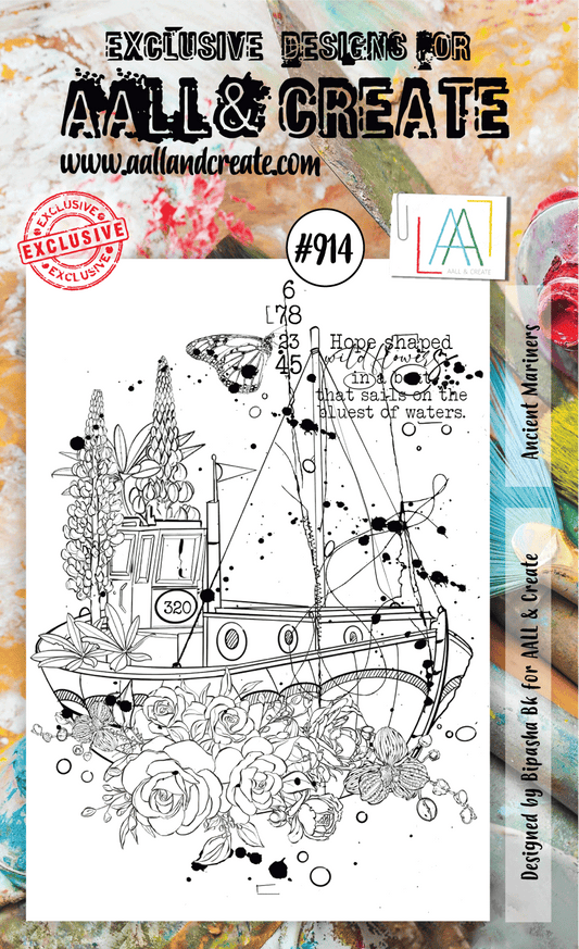 AALL and Create Stamp Set -914 - Ancient Mariners