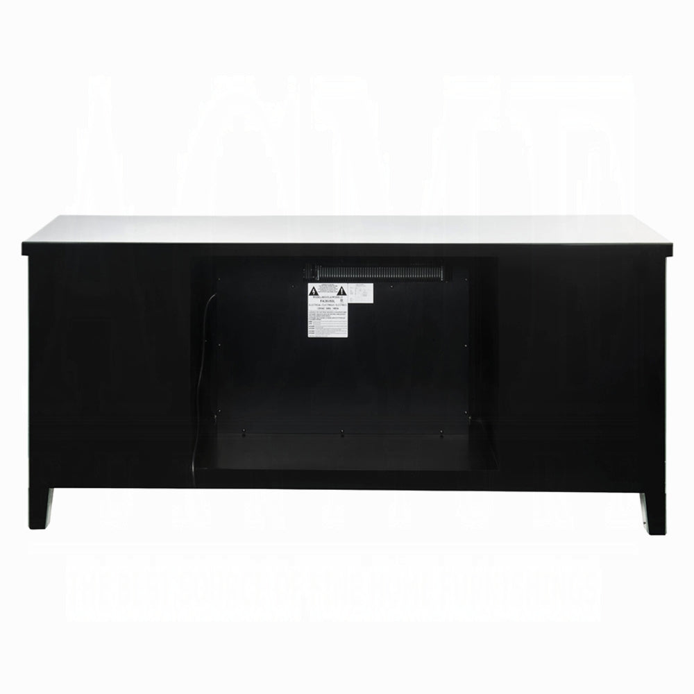 Brilliance Luxury Mirrored TV Stand/Fireplace - Clear
