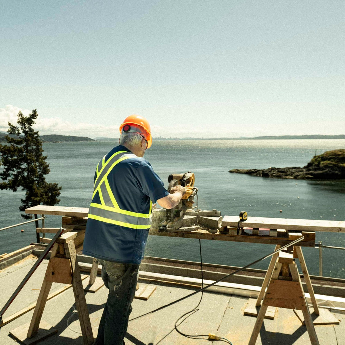 Pioneer High Vis Shirt for Men - Safety T-shirt - Class 1 🍁 All In One Marketplace Canada