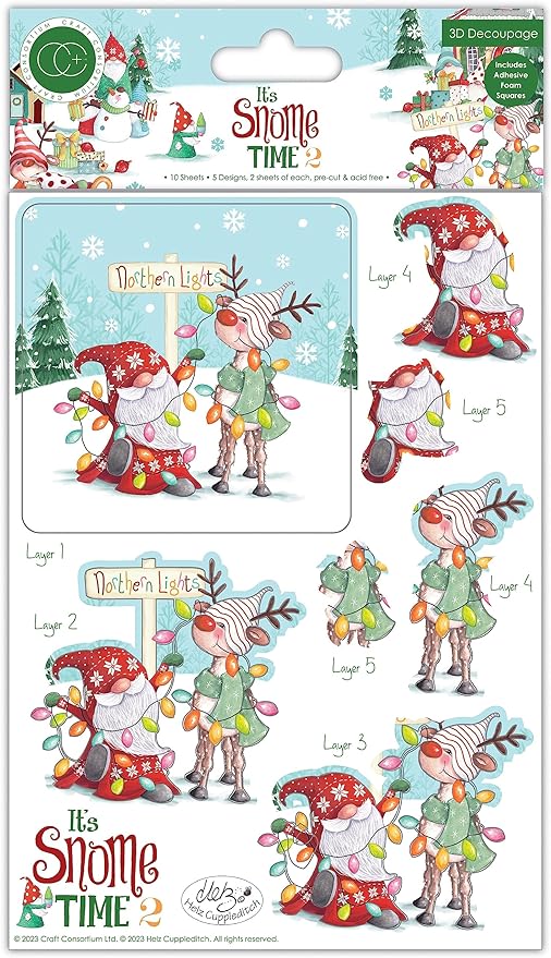 It's Snome Time 2 -  3D Decoupage