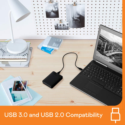 Western Digital 1TB Elements Portable External Hard Drive - USB 3.0 - WDBUZG0010BBK-WESN,Black 🍁 All In One Marketplace Canada