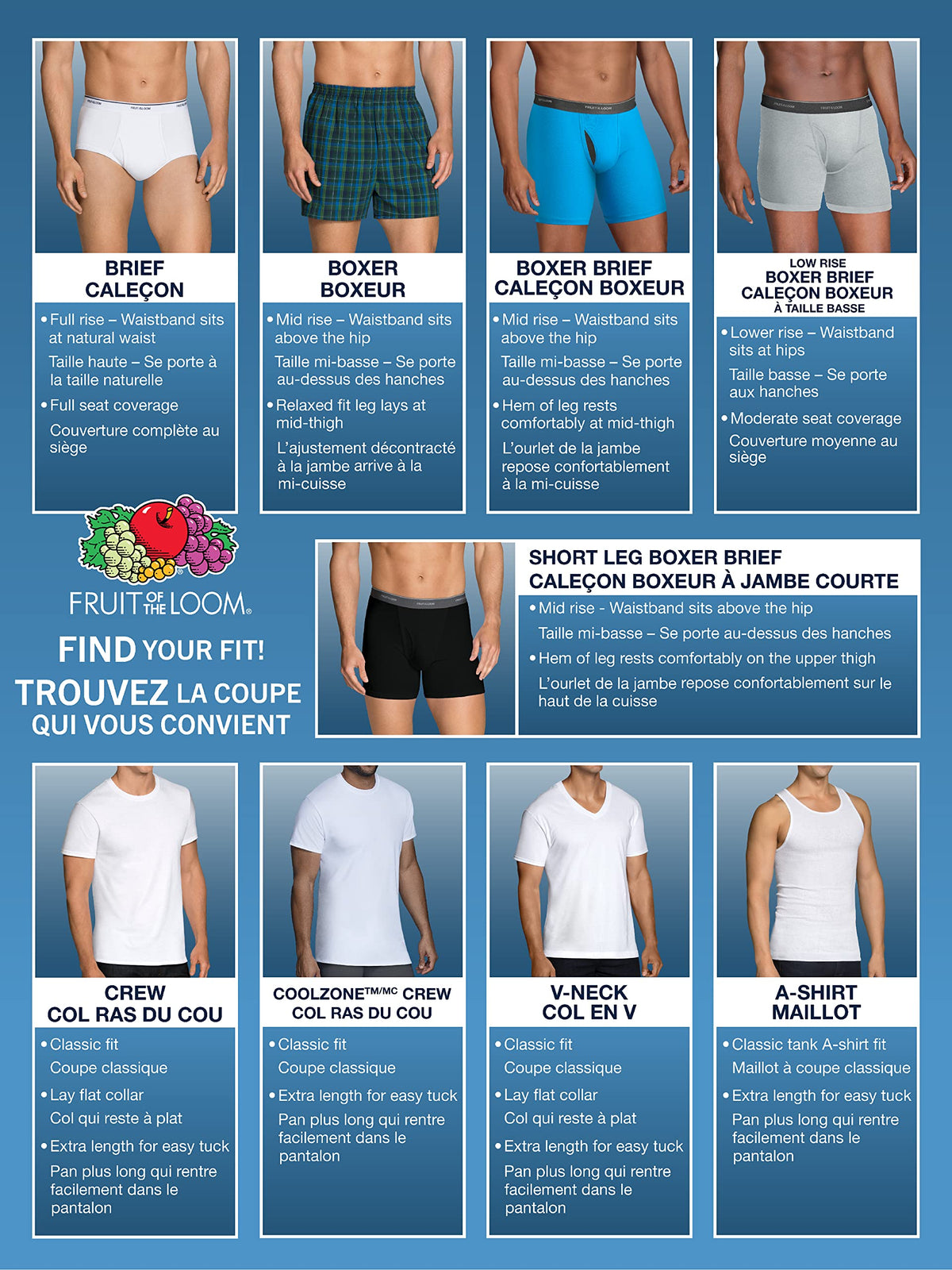 Fruit of the Loom Mens Comfort Casual Boxer Shorts, Assorted Colours, X-Large US 🍁 All In One Marketplace Canada