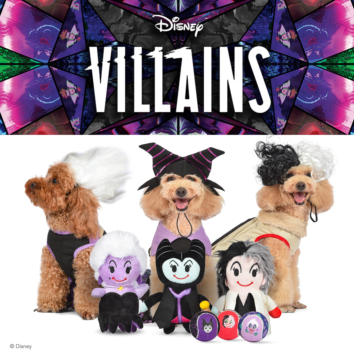 Disney for Pets Halloween Villains Maleficent Costume -XX-Large| Villains Halloween Costumes for Dogs, Officially Licensed Dog Halloween Costume, Purple