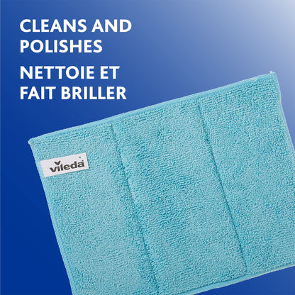 Vileda Bathroom Cleansing Supplies Set | Includes 1 Magic Mop with 1 Extra Refill and 1 Microfibre Bathroom Cleaning Cloth 🍁 All In One Marketplace Canada