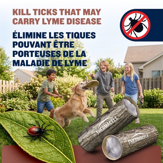 Thermacell Tick Control Tubes for Yards; 12 Pack; Protects 1/4 Acre from Ticks; No Spray, No Granules, No Mess; Environmentally Friendly Alternative to Tick Spray & Repellent 🍁 All In One Marketplace Canada