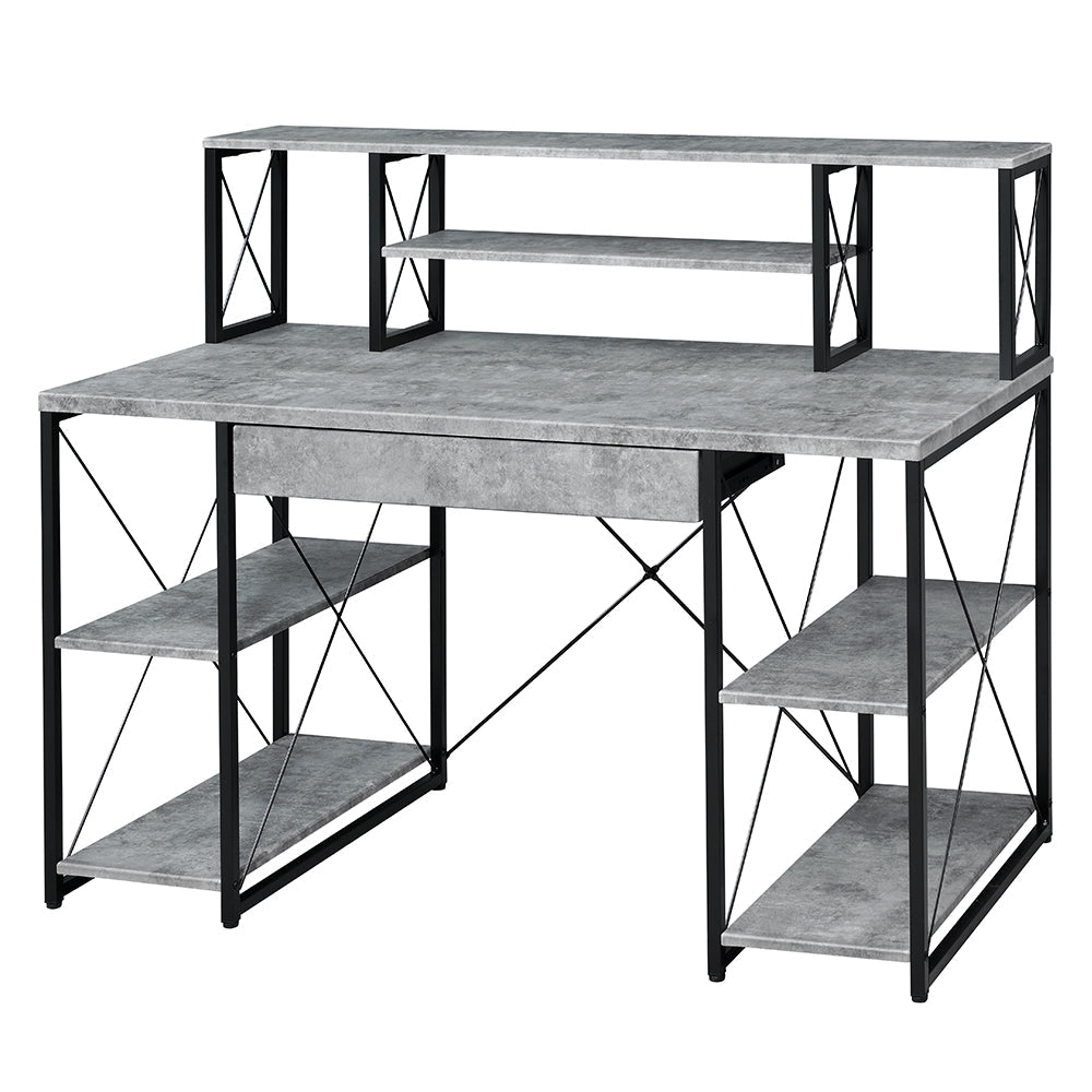 Gambetta Multi-Purpose Hutch Desk - Available in Multiple Colors