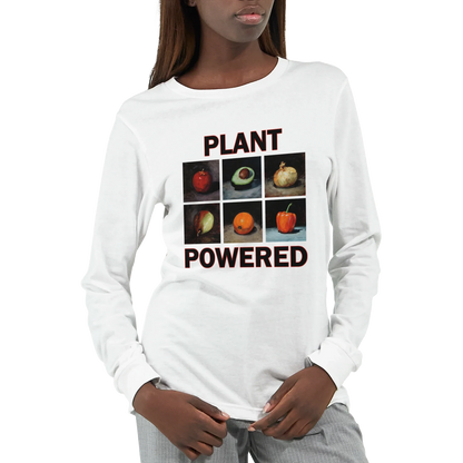 Plant Powered Long Sleeve T-Shirt – Comfortable Cotton Tee
