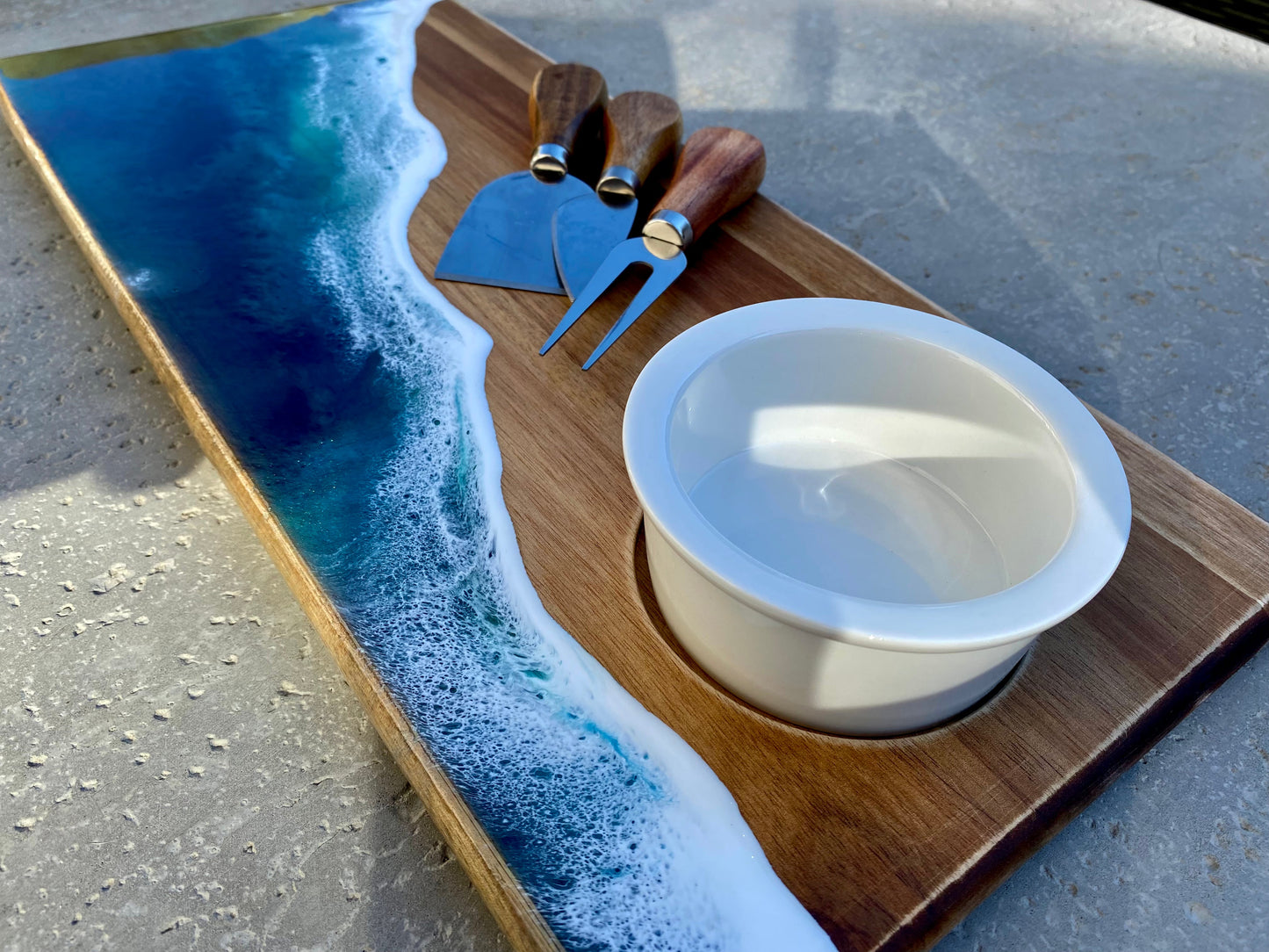 Acadia Charcuterie Board Gift set - AURABAGS SHOP