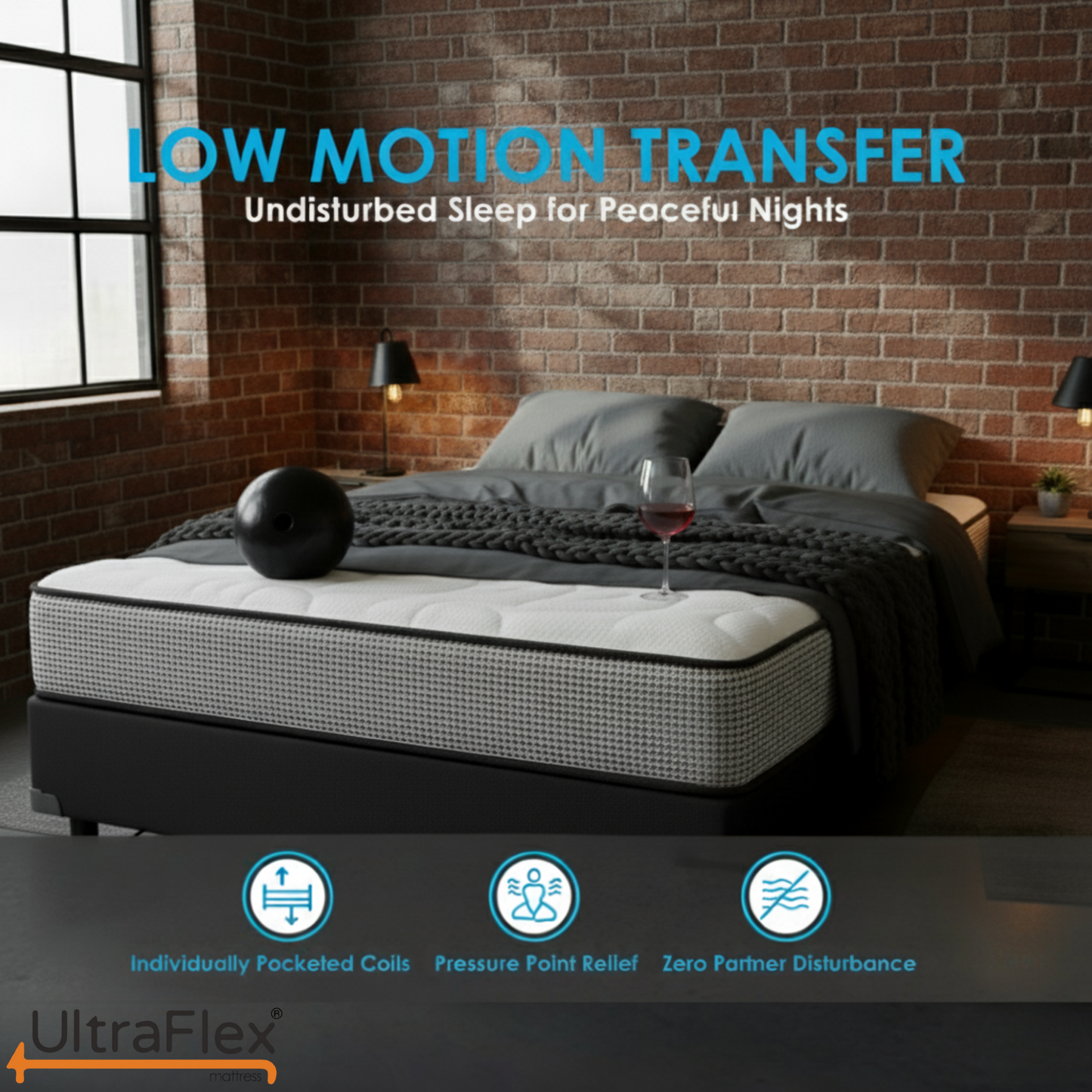 UltraFlex® DreamWeaver Mattress and BoxSpring Set Medium Firm Pocket Coil Hybrid Mattress – Canadian-Made Orthopedic Support with Cooling Gel Foam, Quilted Top, Breathable & Hypoallergenic Comfort, Edge Support & Motion Isolation