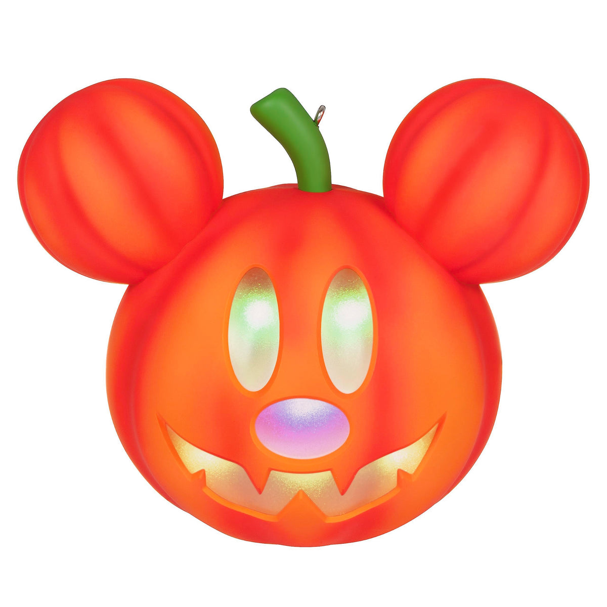 Hallmark Keepsake Halloween Ornament 2023, Disney Mickey Mouse Mysterious Mickey Jack-o'-Lantern with Light, Gifts for Disney Fans