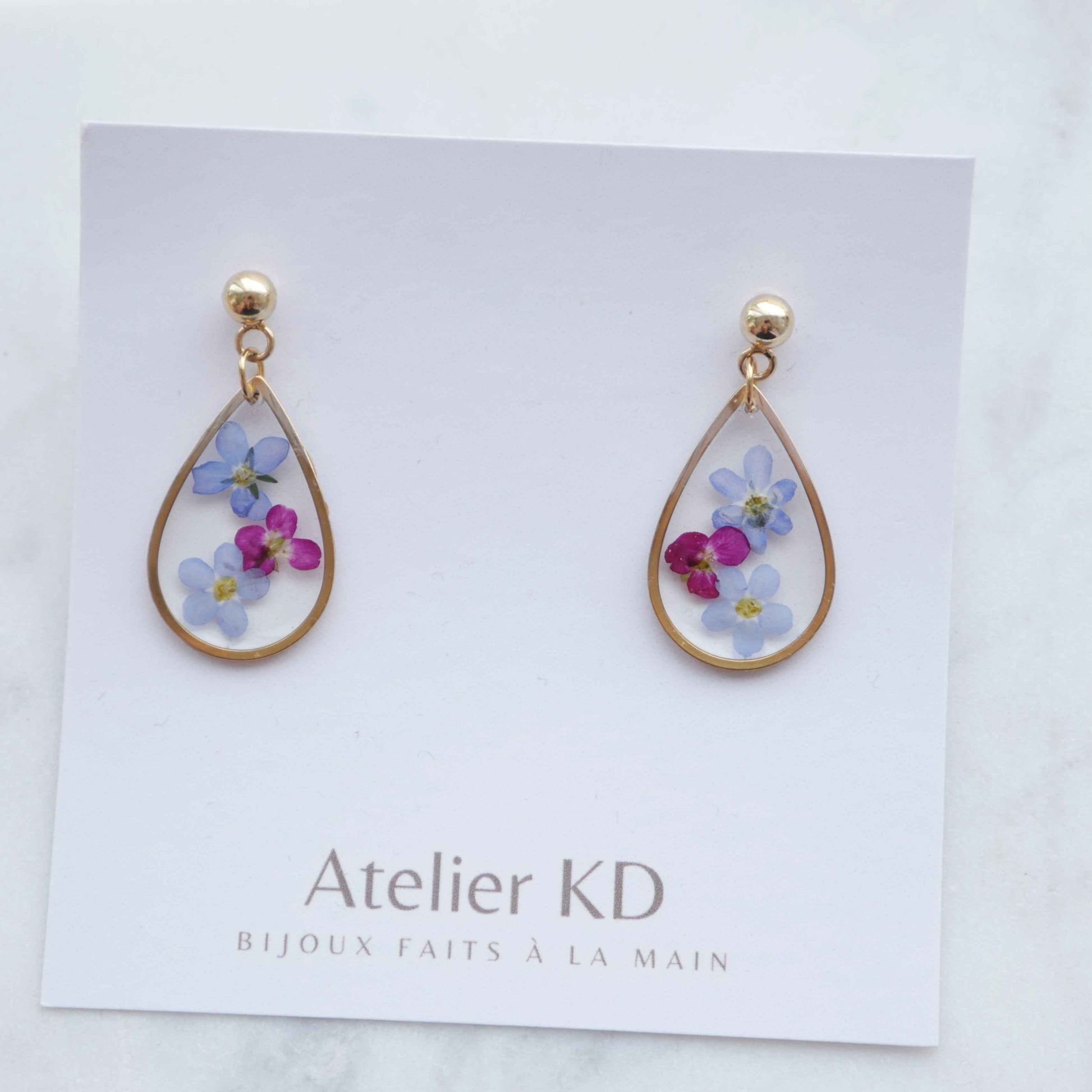 Boucles d’oreilles Lili - goutte 20mm