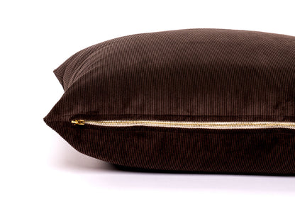 Chocolate Cord Cushion Cover