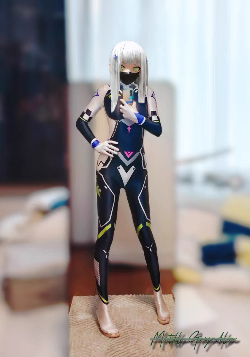 Anime Sci-fi Spandex Swimwear Cosplay Bodysuit Race Queen Costume Zentai