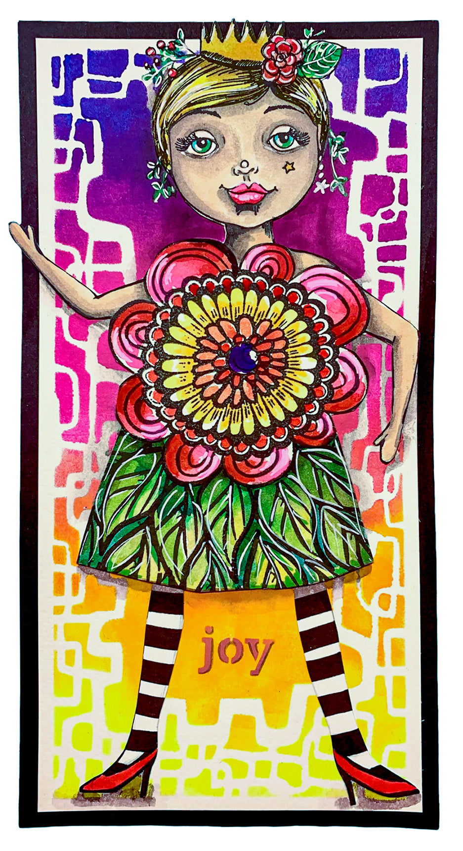 ABM Mask Playful Frames Mixed-Up Collection 110x213x1mm 3 PC nr.137