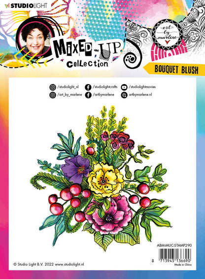 ABM Clear Stamp Bouquet Blush Mixed-Up Collection 140x140x3mm 1 PC nr.290