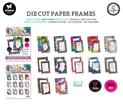 ABM Die-Cut Block Die-Cut Paper Frames Signature Collection 240x170x5mm 1 PC nr.40