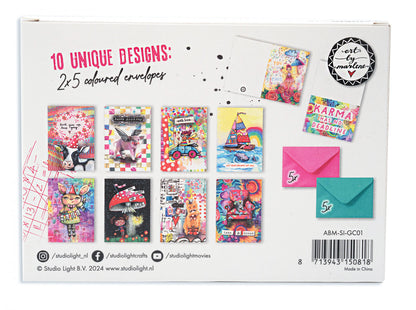 ABM Greeting Cards 10 Unique Designs Signature Collection 20 PC