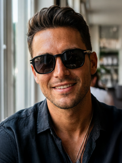 Quinn – Retro Square Sunglasses | Bolero Eyewear