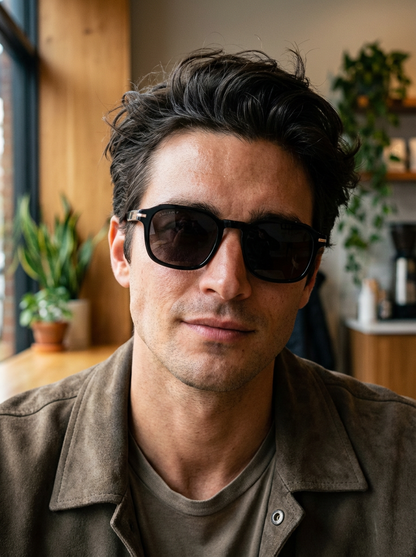Quinn – Retro Square Sunglasses | Bolero Eyewear