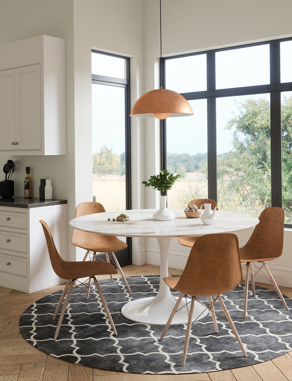 アトラス ブラック ラグ