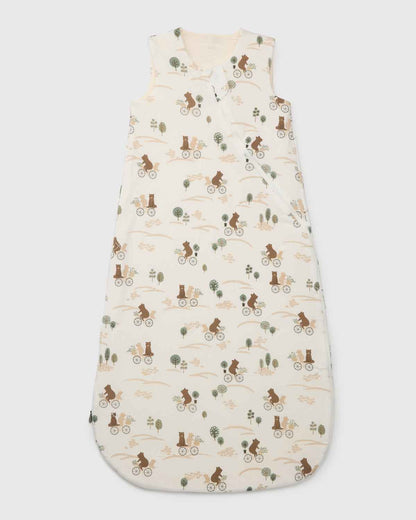 Baby Sleep Sack TENCEL™ 1.0 TOG - Bears on Bikes