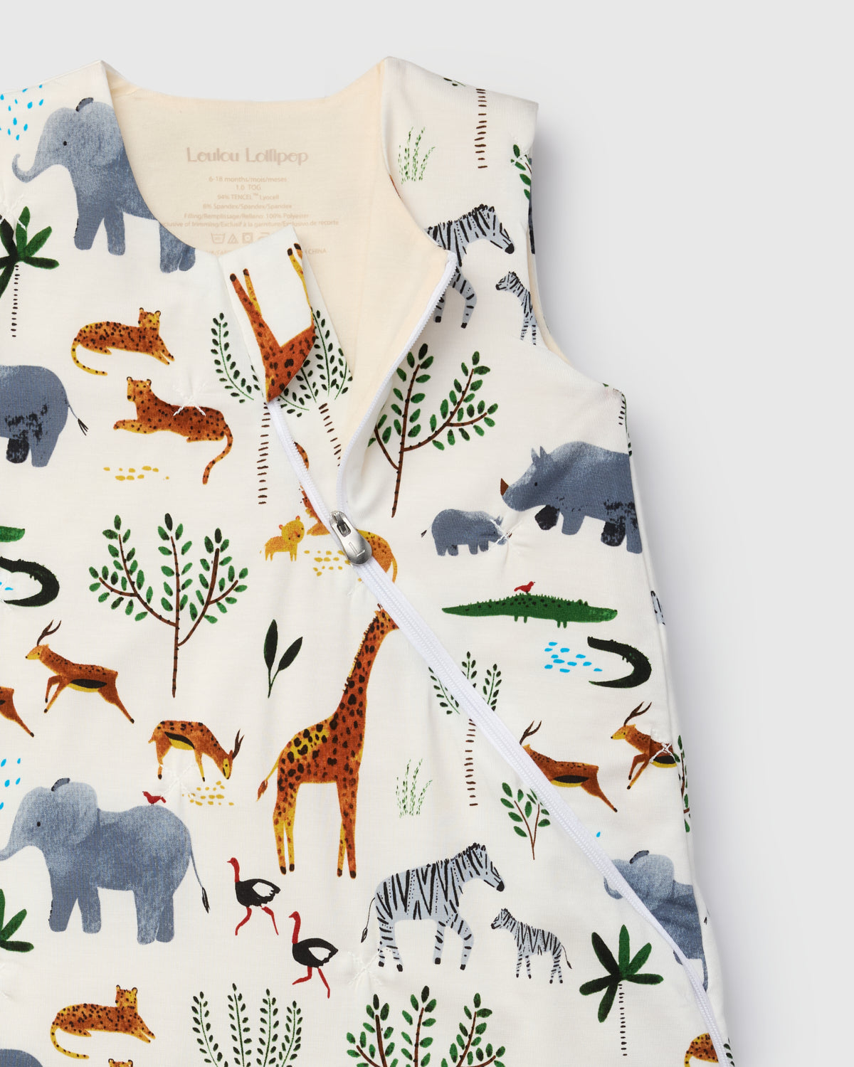 Baby Sleep Bag TENCEL™ 1.0 TOG - Safari Jungle