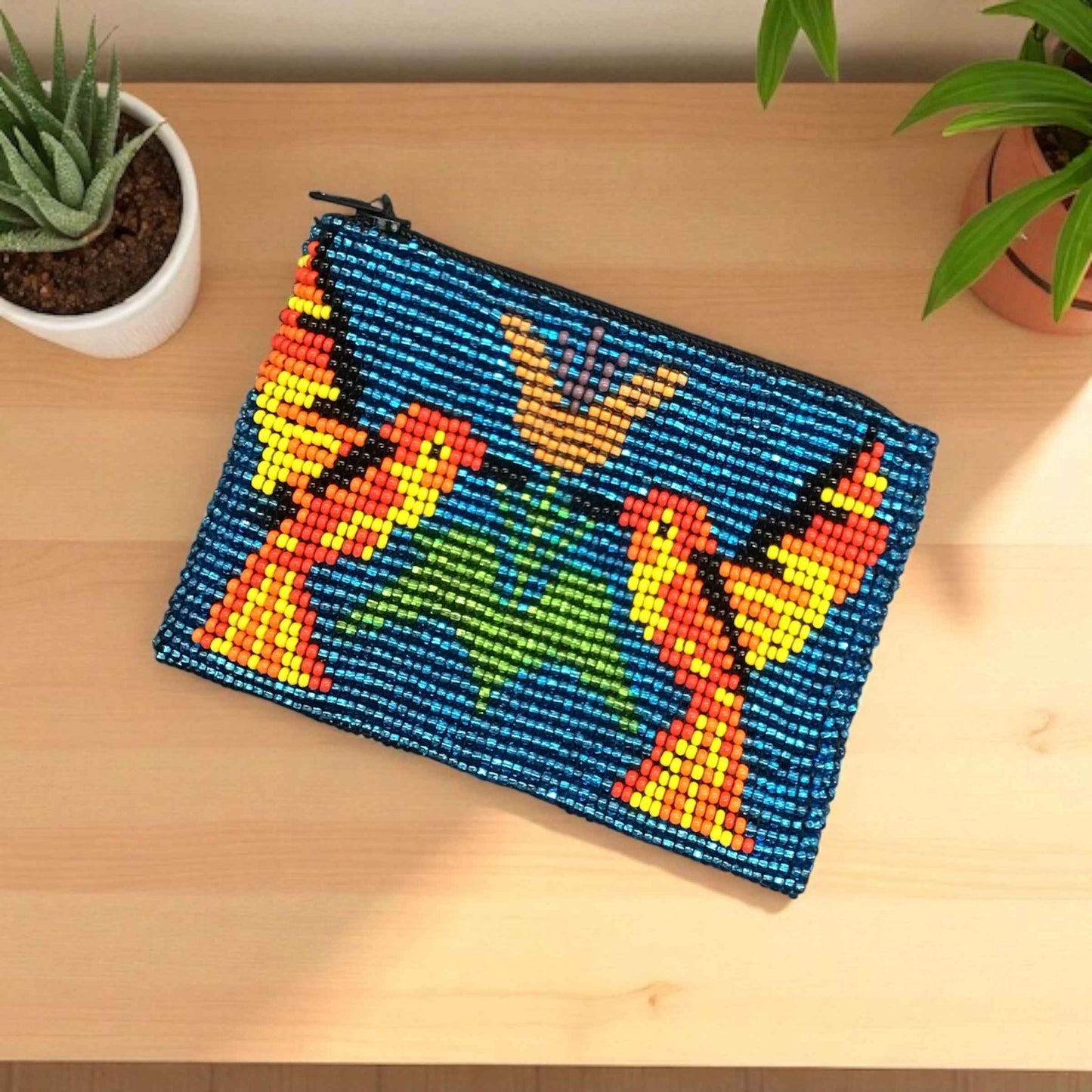 OLDTRIBES™ HummingBird Beaded coin purses