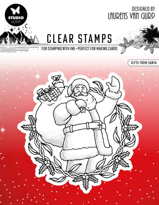 BL Clear Stamp Gifts From Santa Essentials 120x120x3mm 1 PC nr.297