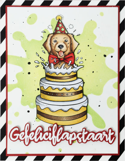 BL Clear Stamp Birthday Dog Essentials 96x45x3mm 1 PC nr.410