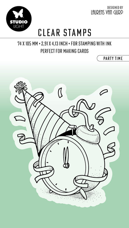 BL Clear Stamp Party Time Essentials 80x67x3mm 1 PC nr.411