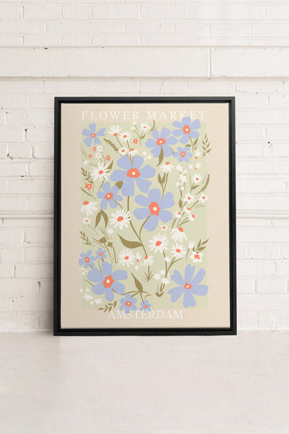 AMSTERDAM BLOOM, Oeuvre sur toile étirée