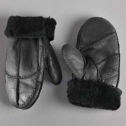 BOL Men's Shearling Leather Mittens