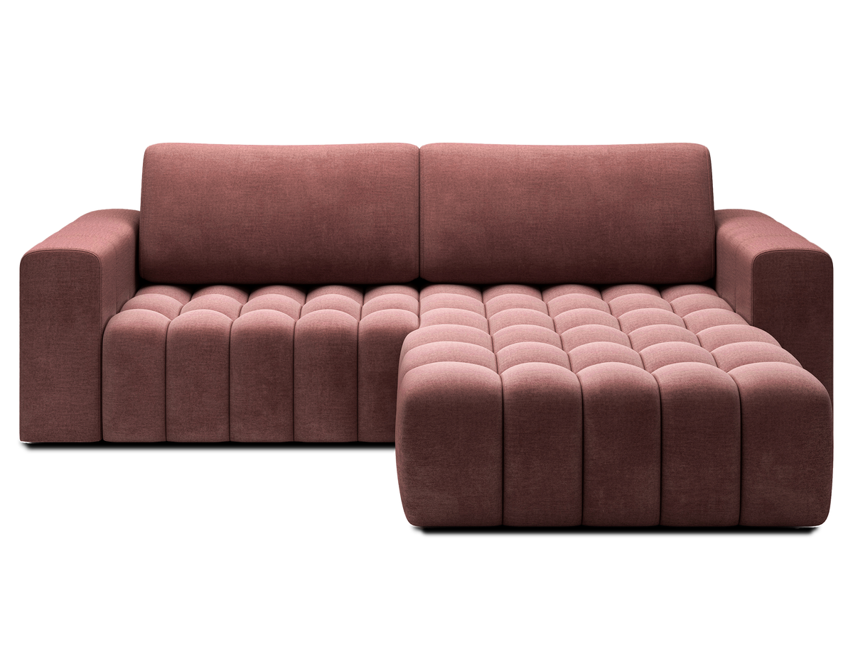 Bonett 4 Seater Storage Sleeper Chaise Sofa - Plum
