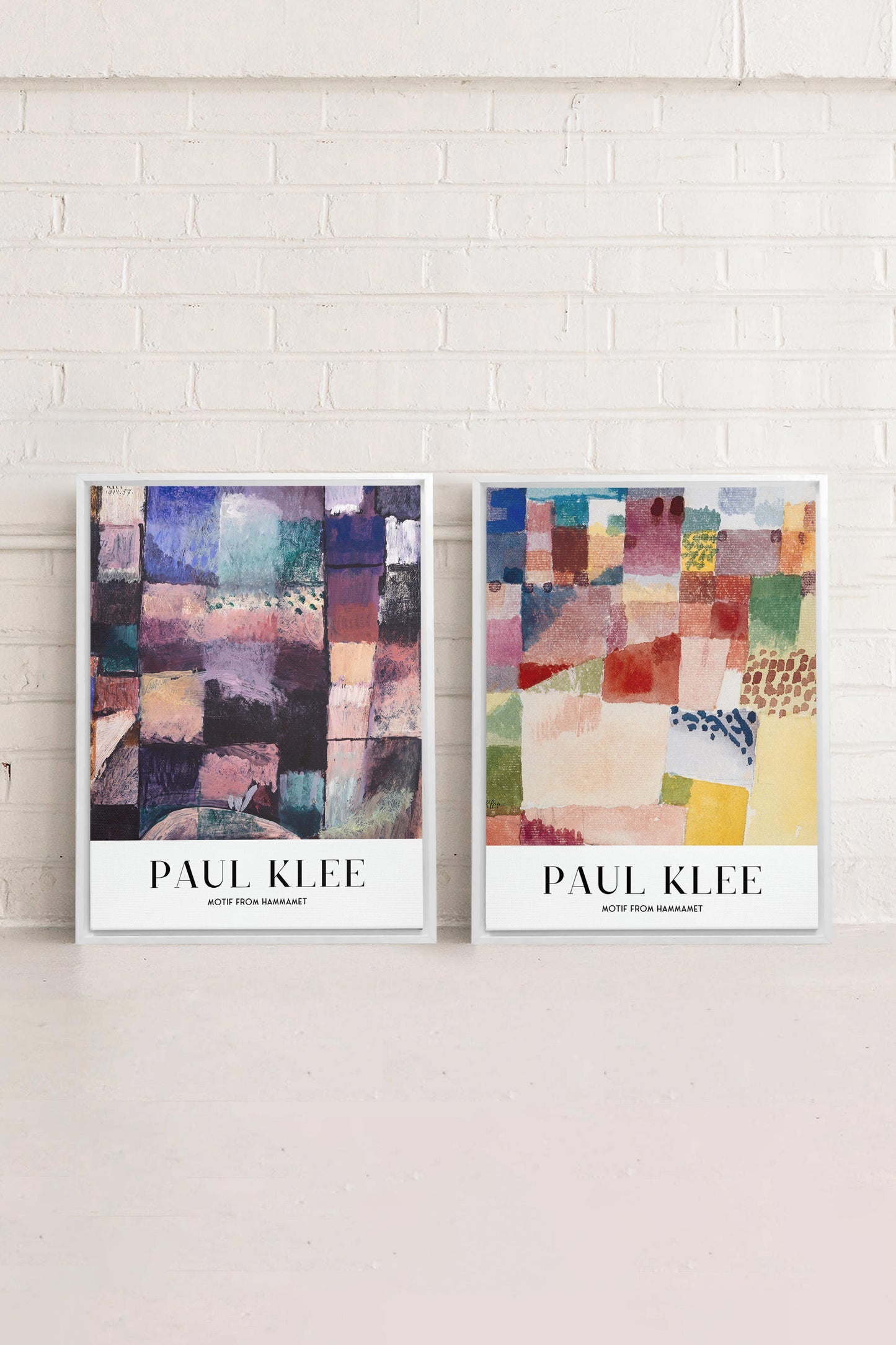 DUO PAUL KLEE (2 Kunstwerke auf gespannter Leinwand)