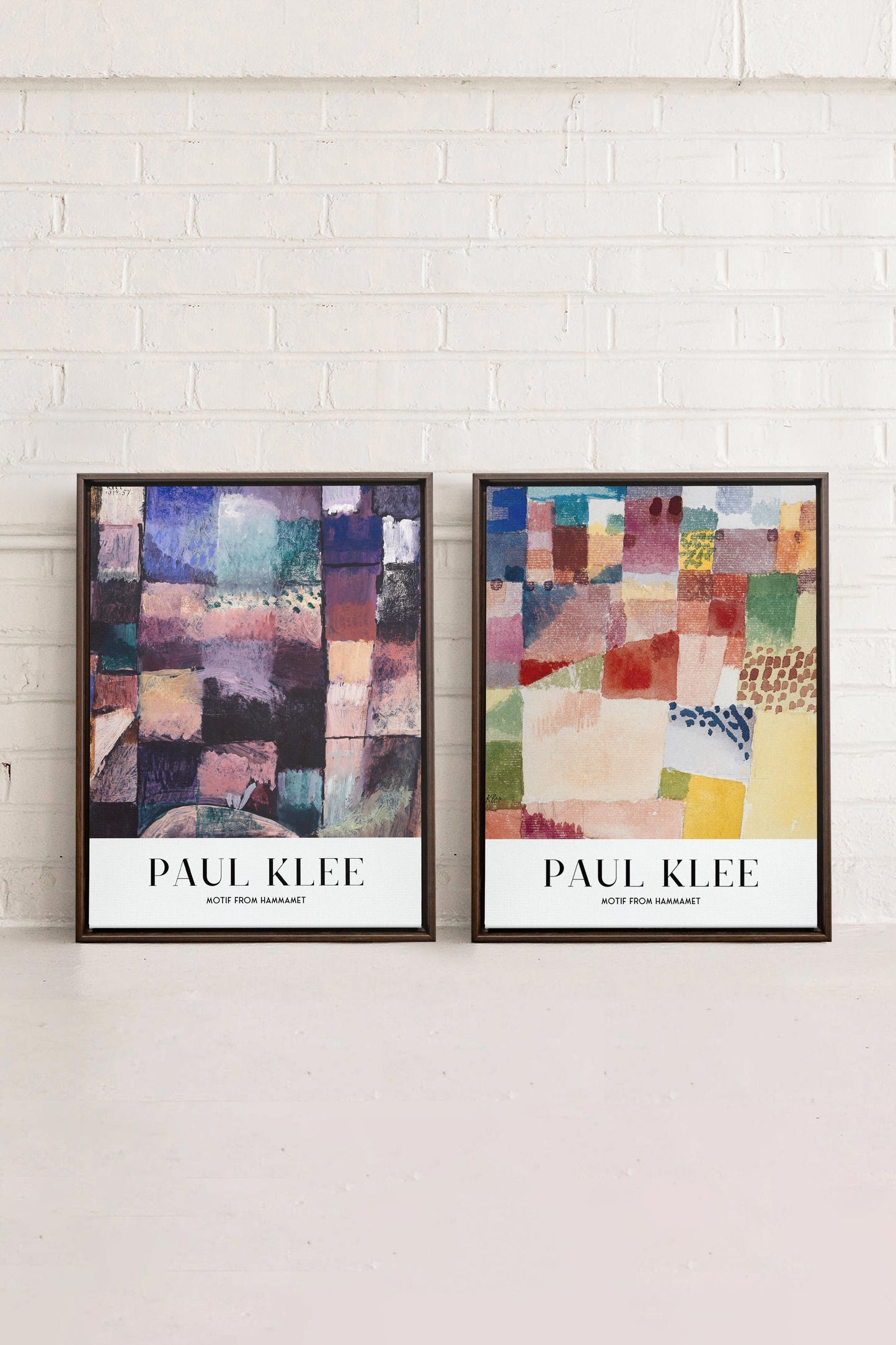 DUO PAUL KLEE (2 Kunstwerke auf gespannter Leinwand)