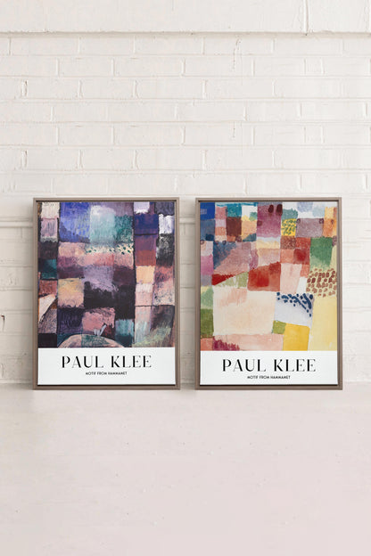 DUO PAUL KLEE (2 Kunstwerke auf gespannter Leinwand)