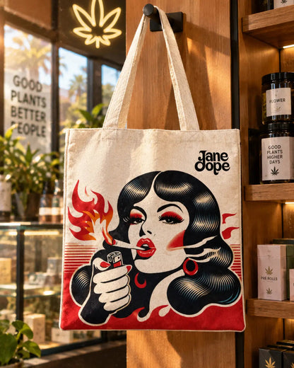 Burn 'Em Canvas Tote Bag