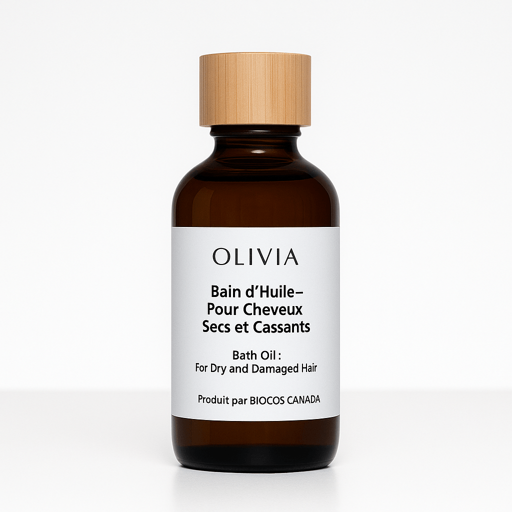 Huile pour cheveux secs et cassants (Bain)
