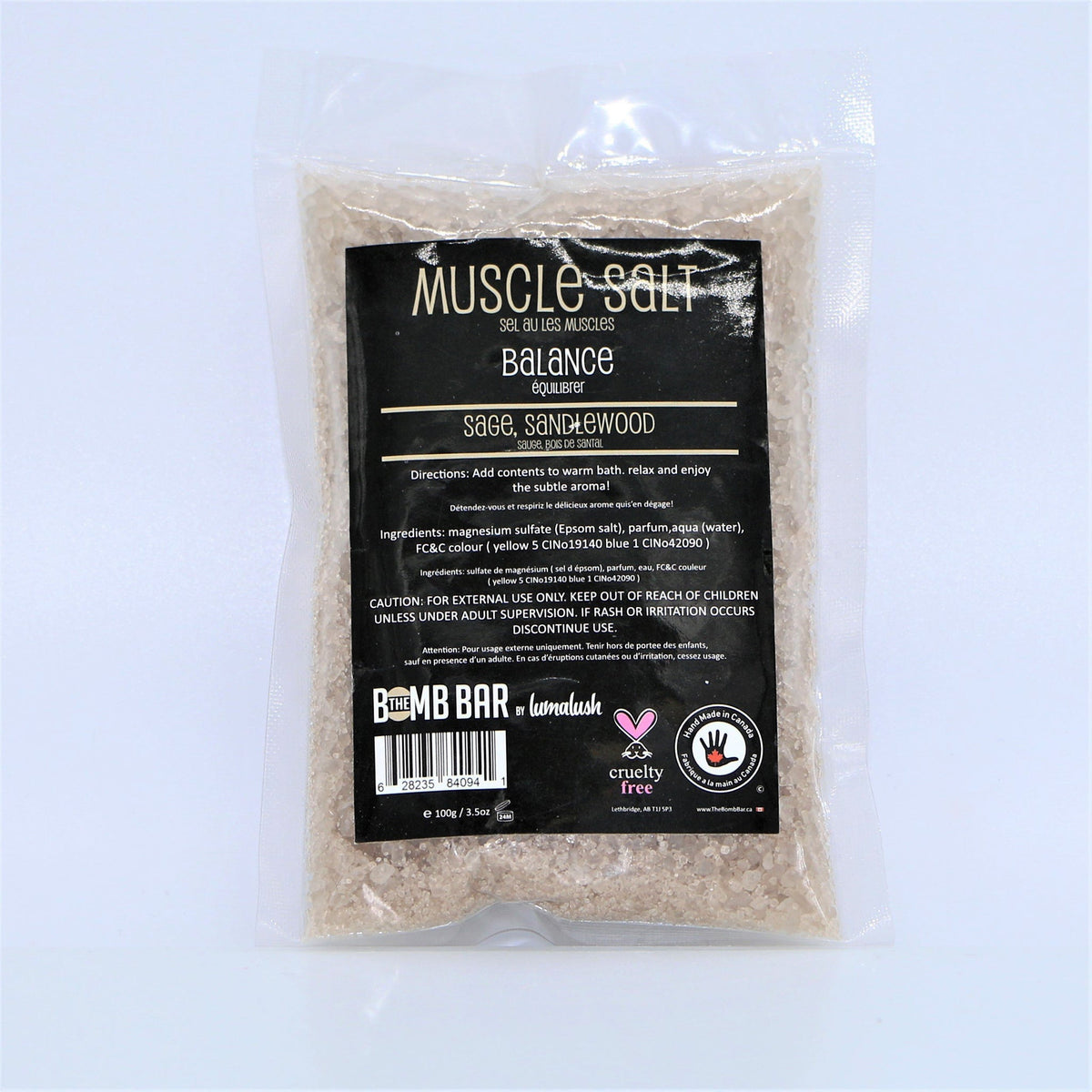 Muscle Salt Soak with Epsom Salt