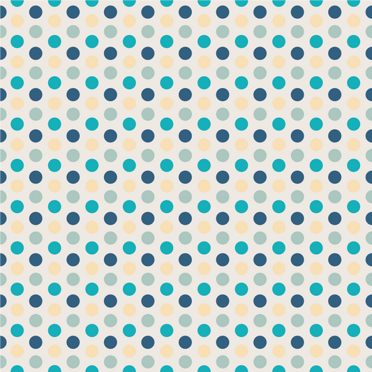 Beach Polka Dots Adhesive Vinyl